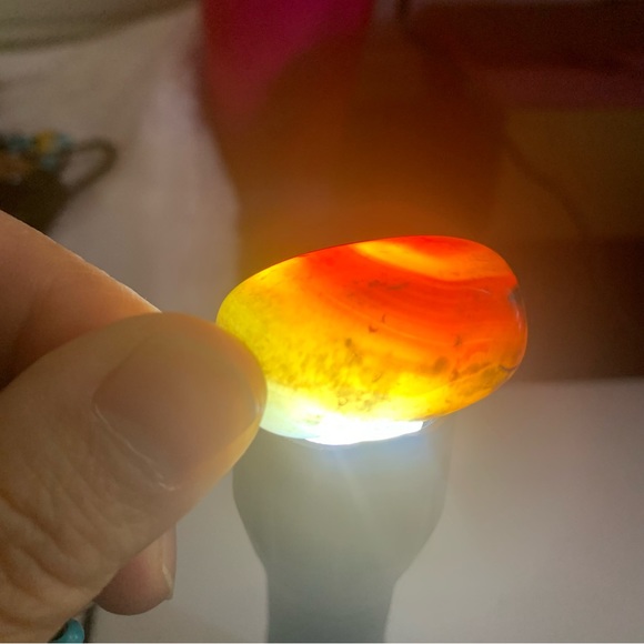 Natural Montana Agate Pendant Stones Necklace - Picture 5 of 6